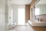 Fototapeta  - Modern minimal elegant bathroom