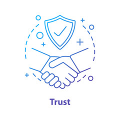 Poster - Trust concept icon