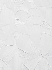 Wall Mural - white oil paint texture