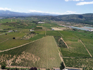 Wall Mural - aerial view of farmland