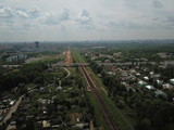 Fototapeta Do pokoju - Moscow copter sky view