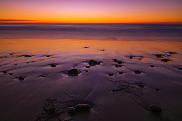 Wall Mural - Beautiful Sunset in San Diego, California 