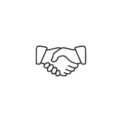 Sticker - handshake agreement symbol