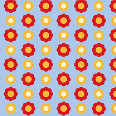 Poster - Flower pattern background