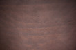 Veg tanned leather dark brown texture or background