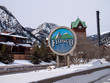 Frisco Colorado Welcome Sign Winter Day