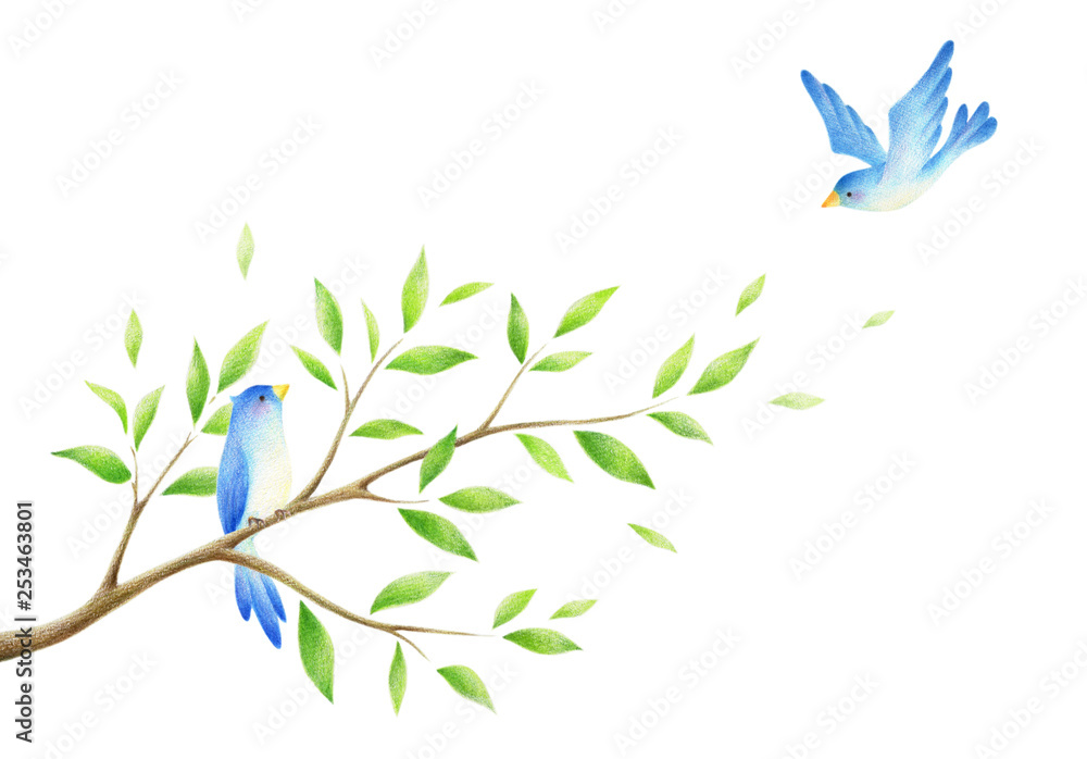 鳥と木の枝 【公式通販】