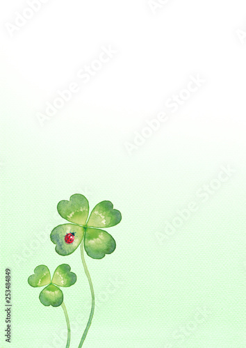 背景 四つ葉のクローバーとてんとう虫 2 Stock Illustration Adobe Stock 背景 四つ葉のクローバーとてんとう虫 2 Stock Illustration Adobe Stock