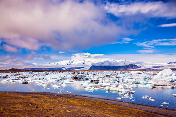 Canvas Print - The lagoon Jokulsarlon