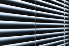 Closed Window Blinds Close-up