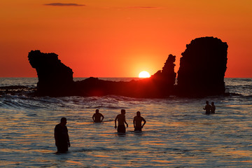 El Tunco epic sunset El Salvador 