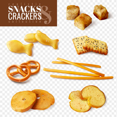 Sticker - Crackers And Snacks Transparent Set