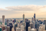 Fototapeta  - Aerial view of Chicago