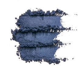 Wall Mural - Texture of broken blue eyeshadow