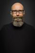 male portrait with full beard