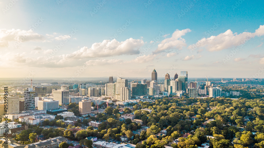 Atlanta City Views - obrazy, fototapety, plakaty 