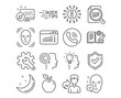 © blankstock - Set of Education, Face detection and Customisation icons. Check article, Engineering documentation and Idea signs. Writer, Web traffic and Face accepted symbols. Quick tips, Detect person, Settings