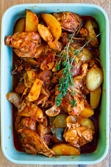 Provencal Chicken with Herbs and Mushrooms 2