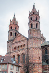 Poster - Wormser Dom St. Peter Worms  (Dom St. Peter zu Worms) Rheinland-Pfalz