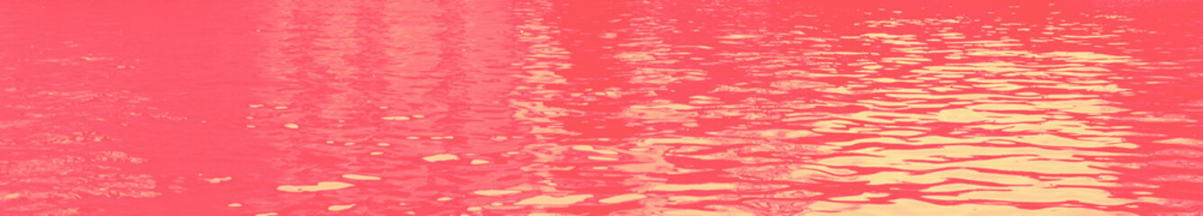 Sticker - Water surface background toned coral