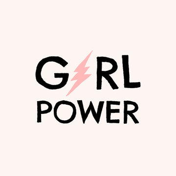 Wall Mural -  - grl pwr typographic design
