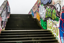 Bochum Westpark Treppe Grafitti