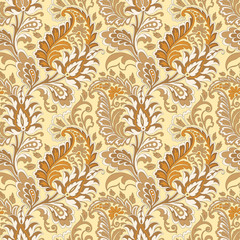  Modern floral seamless pattern for your design.