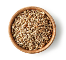 Sticker - wooden bowl of wheat grains