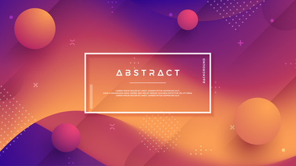 Sticker - abstract, modern, dynamic, trendy gradient background. eps10 vector illustration.