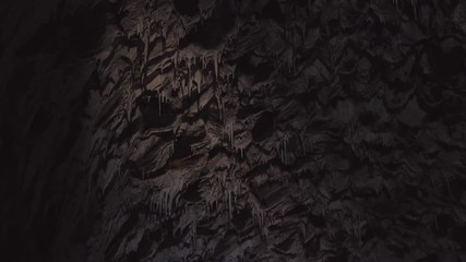 Wall Mural - Static shot, of the roof, in the tunnel, underground, inside the walls of Suomenlinna fortress island, in Helsinki, Finland
