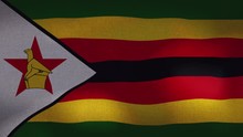The Zimbabwe National Waving Flag.