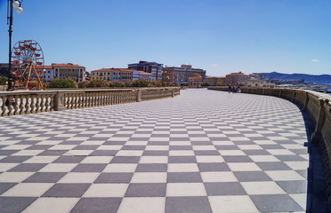 Terrace Mascagni, Livorno, Tuscany, Italy