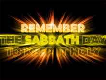 Remember The Sabbath Day To Keep It Holy - Bible  Motivation Quote Poster