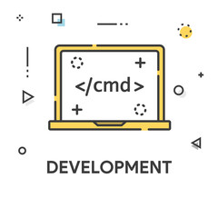 Sticker - Development Line Icon