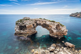 Fototapeta Desenie - Natural Stone Arch Mirador Es Pontas in Mallorca, Spain