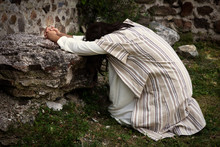 Jesus Praying In The Garden Of Olives