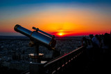 Fototapeta Paryż - Sunset in paris