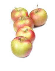 Wall Mural - Group of natural eco apples