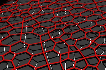 texture background hexagon 3d render abstract