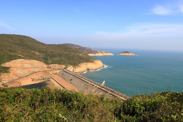 Canvas Print - a landscape of sai kung hong kong