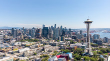 Aerial View Of Seattle Downtown