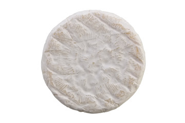 Camembert cheese isolated on white