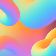Wall Mural - abstract colorful gradient background with circles, nodern background & wallapaper