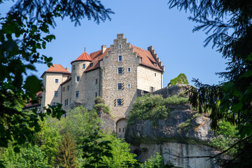 castle on mountain