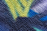 Fototapeta Młodzieżowe - colorful grunge cracked paint concrete wall texture background 