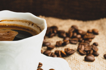 Wall Mural - coffee and coffee beans	