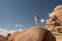 Desert Yoga Woman