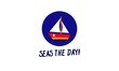 © Akshar - Seas The Day Sailing Pun Poster Design