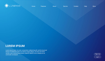 Website Landing Page Background, Modern Abstract Style