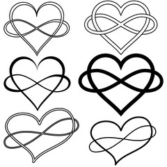 set of hearts